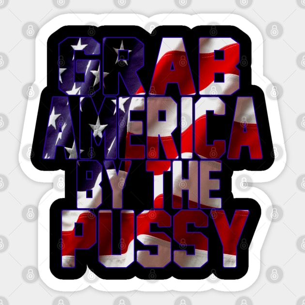 Grab America Sticker by ayaswae